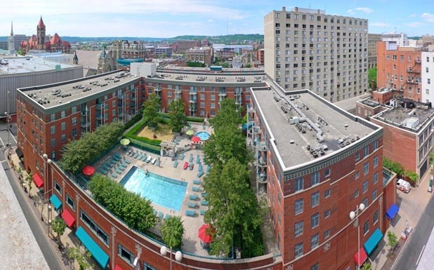 Aerial Property View at Gramercy on Garfield, Cincinnati, OH, 45202