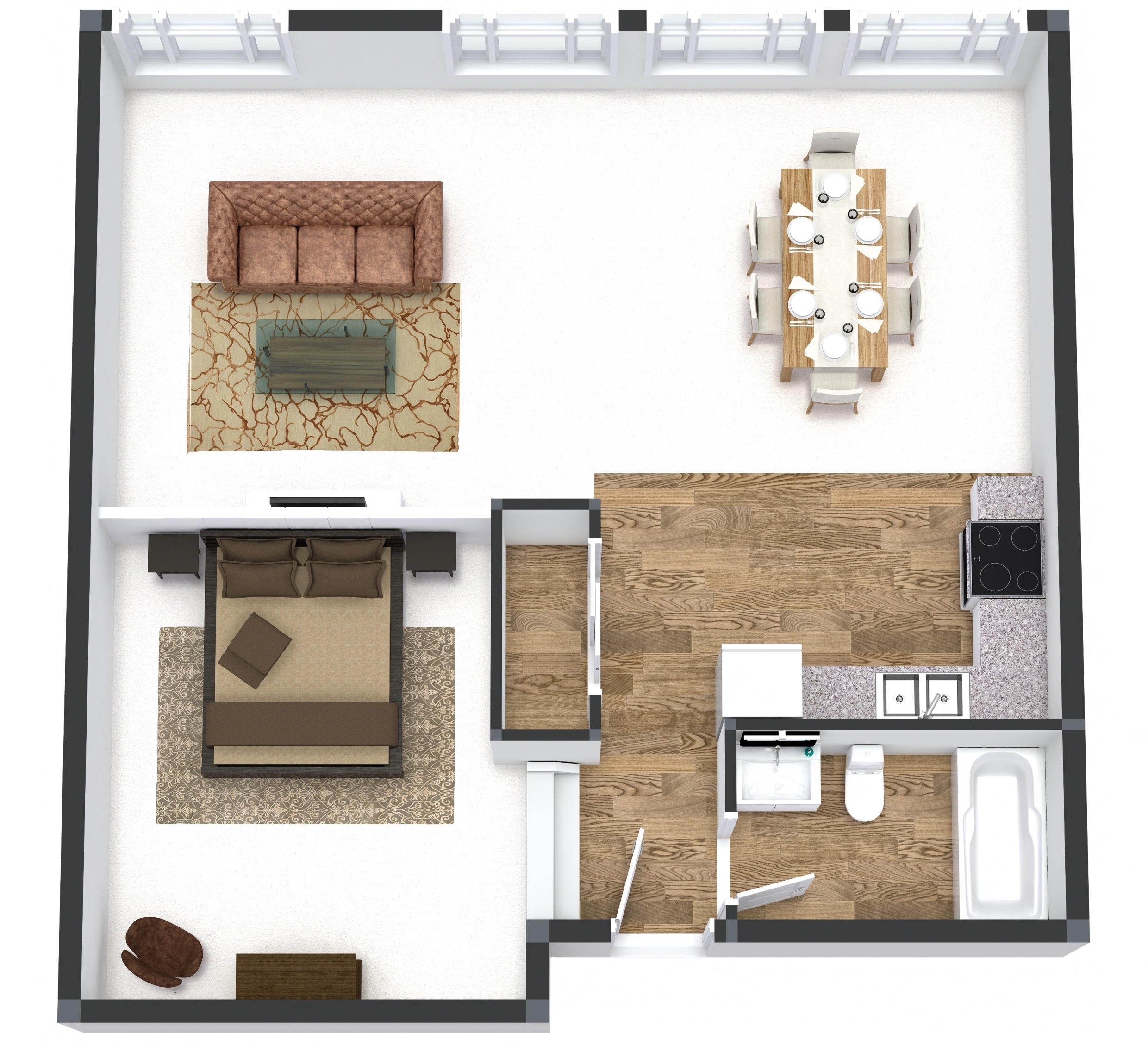 One Bedroom on 7th Grand