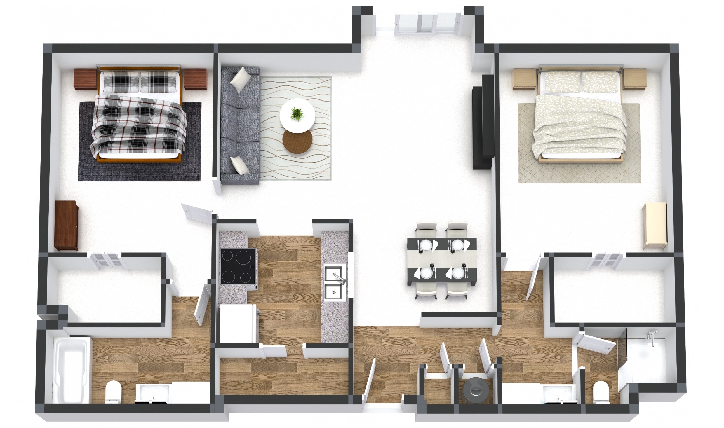 Two Bedroom Juliette Plus