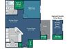 Floorplan for Amador Floorplan for Amador at Abberly Place at White Oak Crossing by HHHunt, Garner, NC 27610