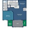 Floorplan for Oakview Floorplan for Oakview at Abberly Place at White Oak Crossing by HHHunt, North Carolina, 27610