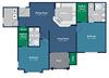 Floorplan for Solano Floorplan for Solano at Abberly Place at White Oak Crossing by HHHunt, Garner