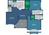 Floorplan for Sonoma Floorplan for Sonoma at Abberly Place at White Oak Crossing by HHHunt, North Carolina