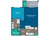 Alloway Floor Plan Alloway Floor Plan at Abberly Crest Apartment Homes by HHHunt, Lexington Park, MD, 20653