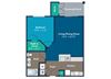 Corsica Floor Plan Corsica Floor Plan at Abberly Crest Apartment Homes by HHHunt, Lexington Park, 20653