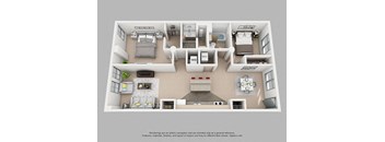 2 Bedroom 1 Bathroom