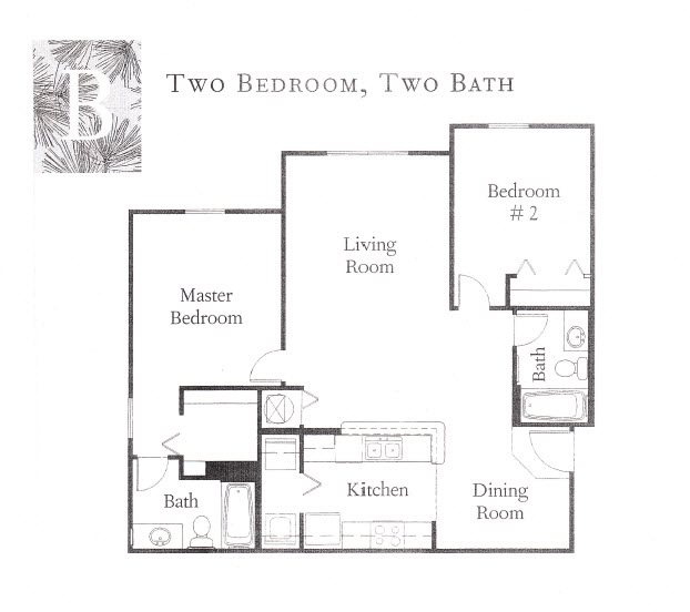 2x2 Floor Plan 2