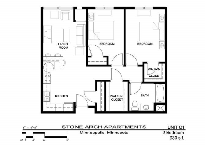 2x1 Floor Plan 13