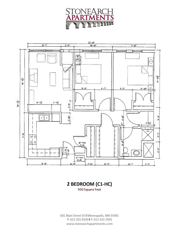 2x1 Floor Plan 16