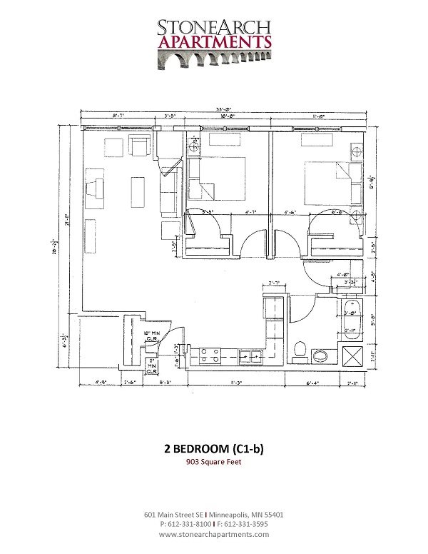 2x1 Floor Plan 14