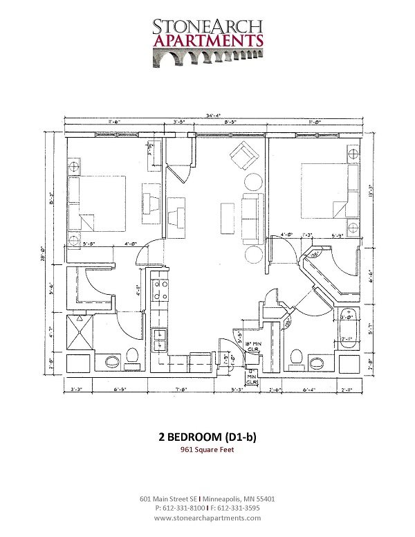 2x2 Floor Plan 23