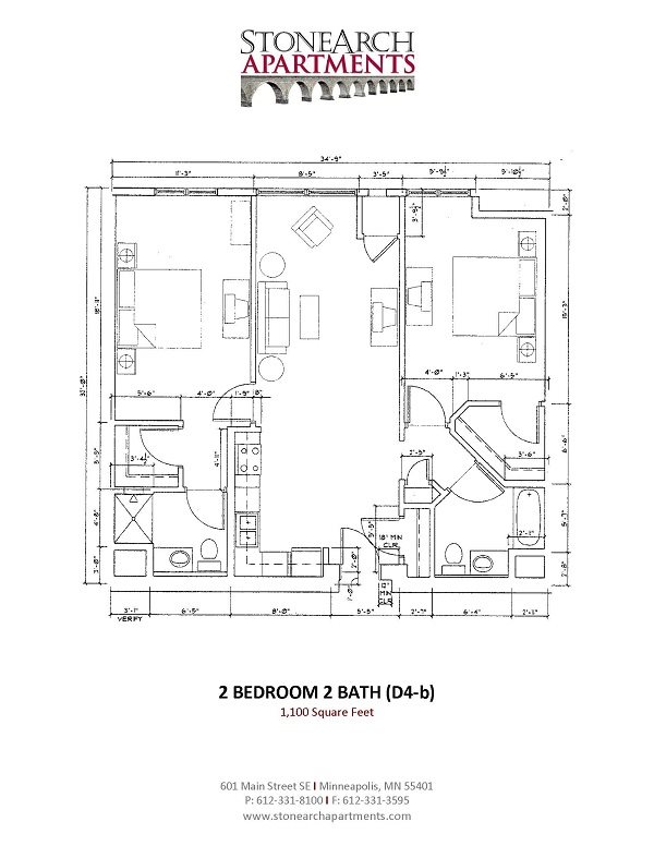 2x2 Floor Plan 26