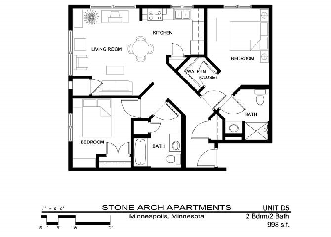 2x2 Floor Plan 27