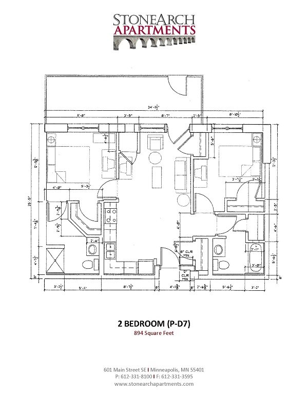 2x2 Floor Plan 42