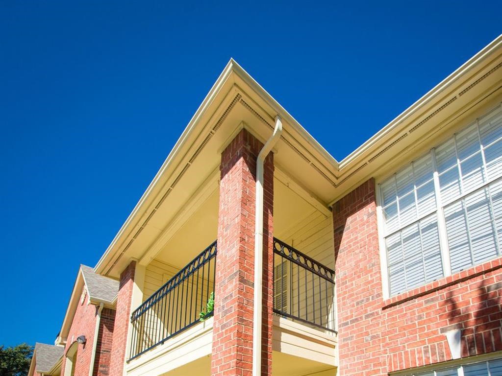 a view of the balconies of a residential building
