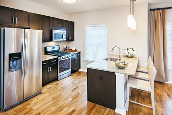 Model Unit Kitchen at The Hillside Club, Livingston, 07039