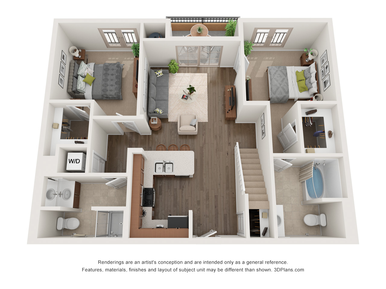 Two Bedroom Two Bath Loft - Phase 2