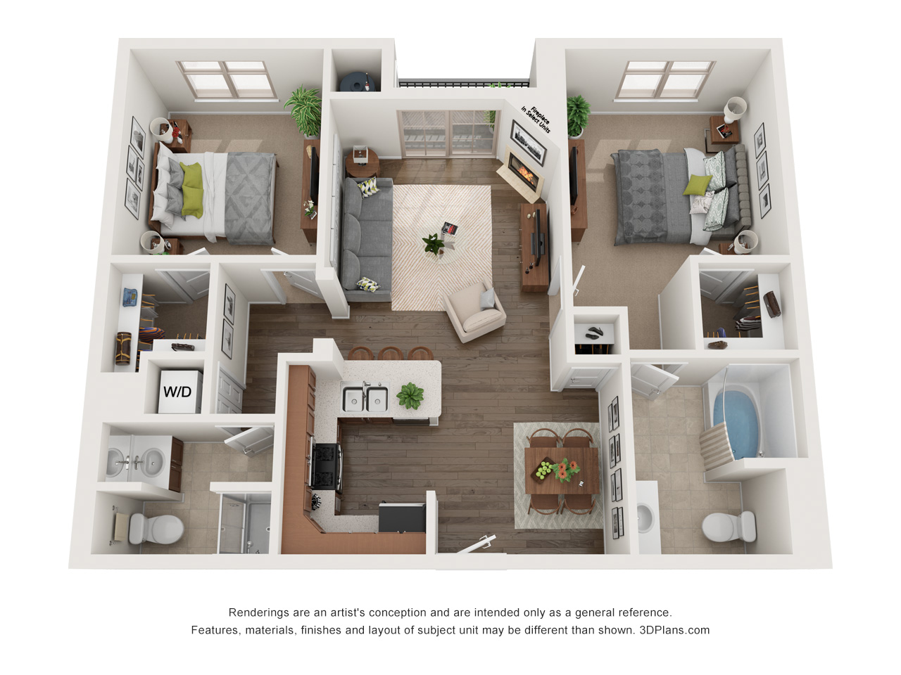 Two Bedroom Two Bath G - Phase 2
