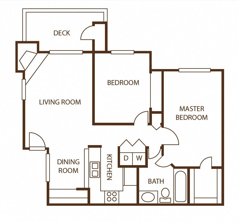 Floor Plans for Apartments in Tukwila WA Newport Heights Apartments