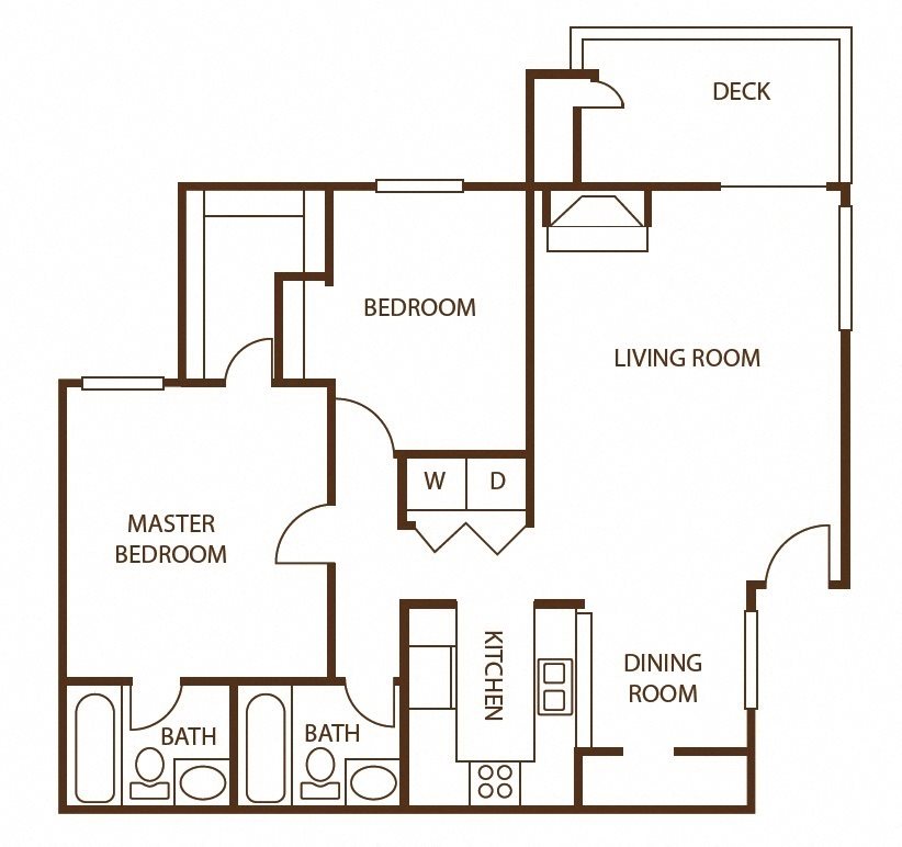 Floor Plans for Apartments in Tukwila WA Newport Heights Apartments