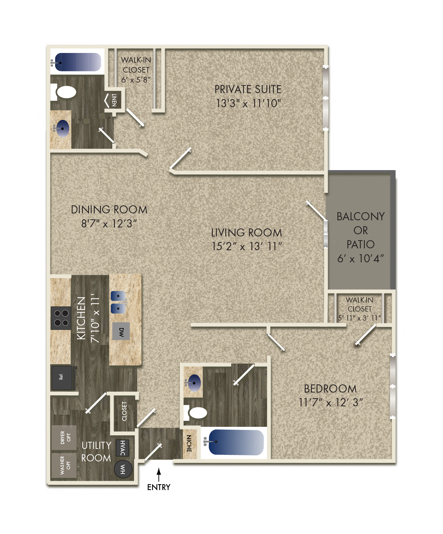 2335 Long Vista Lane 2 Beds Apartment for Rent - Photo Gallery 25