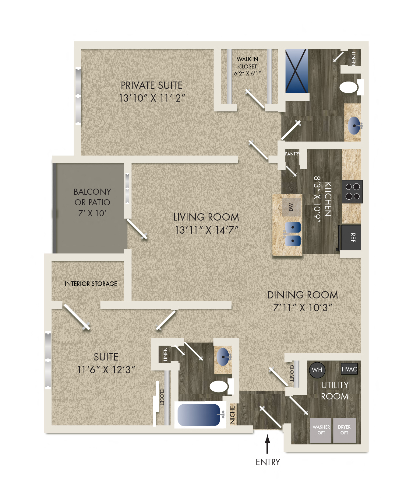 2335 Long Vista Lane 2 Beds Apartment for Rent - Photo Gallery 26