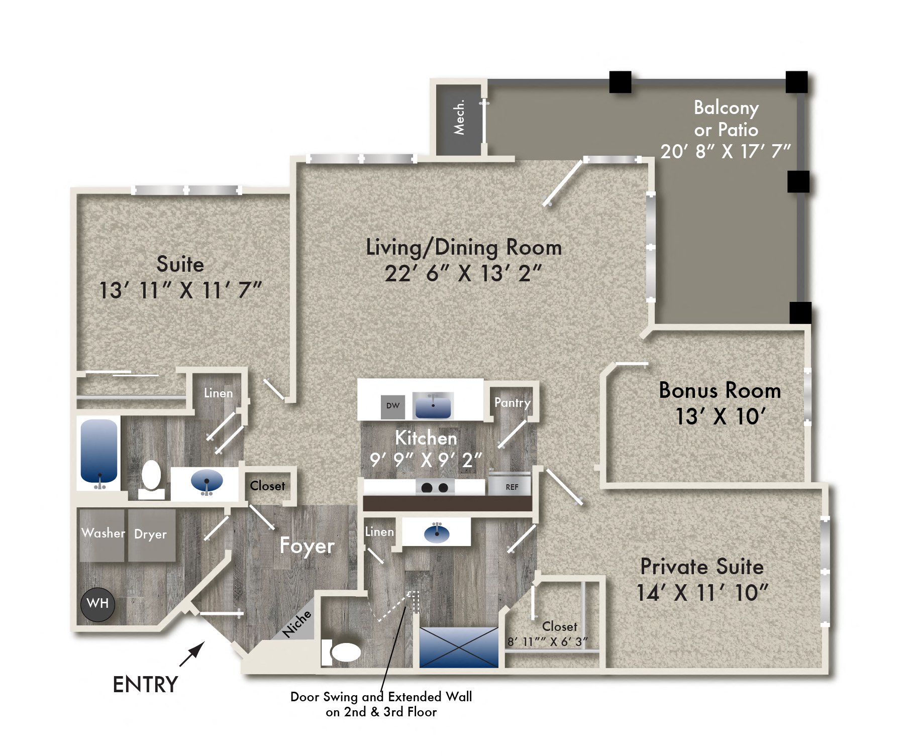 4004 Keighley Park Lane 1-3 Beds Apartment for Rent - Photo Gallery 38