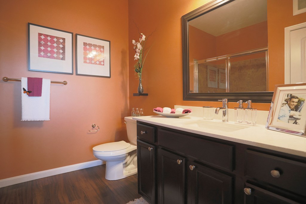 a bathroom with a toilet and a sink and a mirror