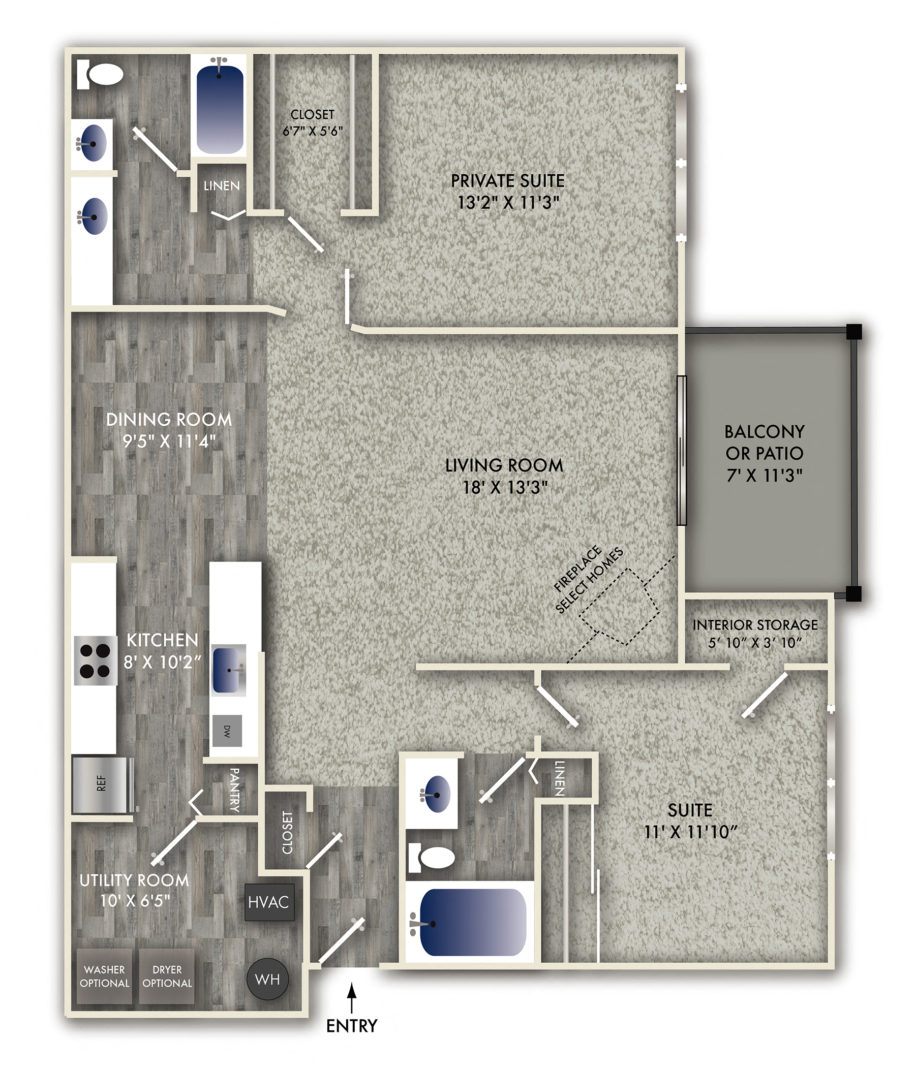 551 Shelbourne Lane 1-3 Beds Apartment for Rent - Photo Gallery 29