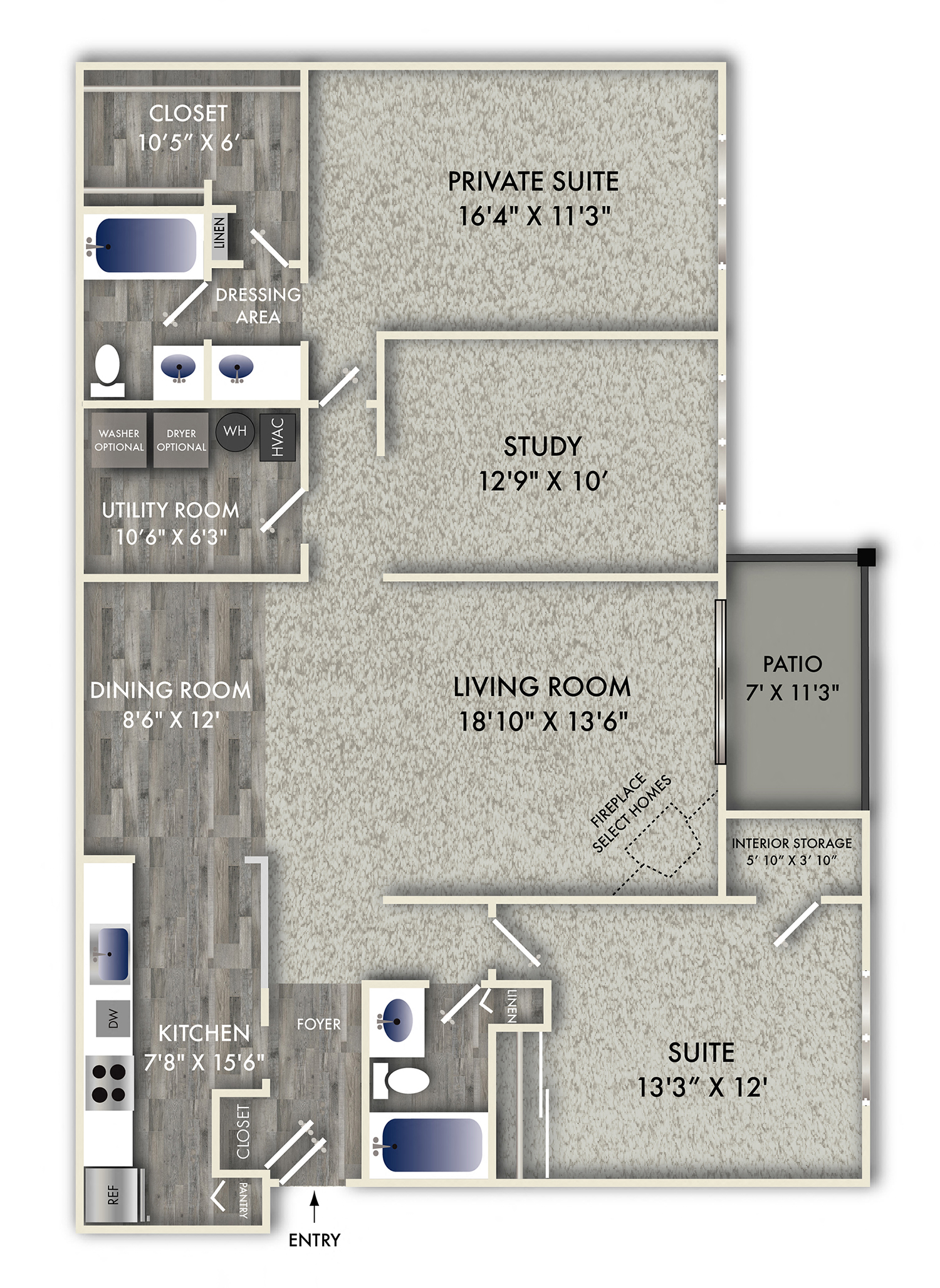 551 Shelbourne Lane 1-3 Beds Apartment for Rent - Photo Gallery 32