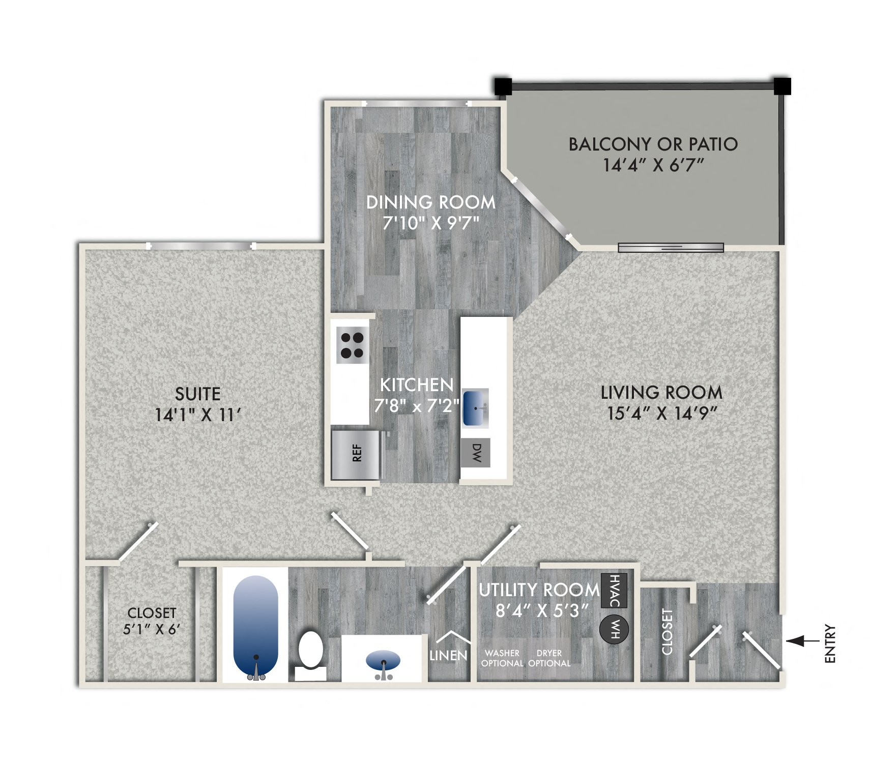 551 Shelbourne Lane 1-3 Beds Apartment for Rent - Photo Gallery 25