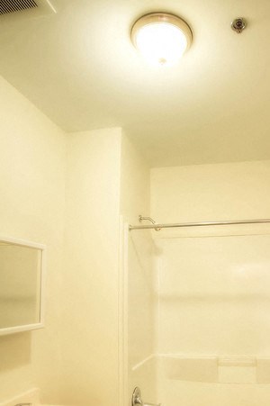 Bathroom with sink, bathtub and shower