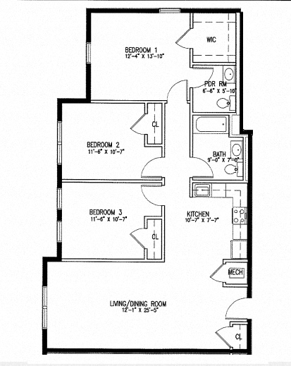 3 Bedroom Type A