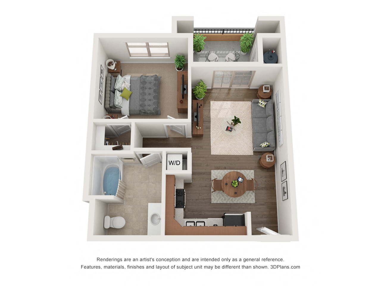 1 Bedroom B3-Phase 1