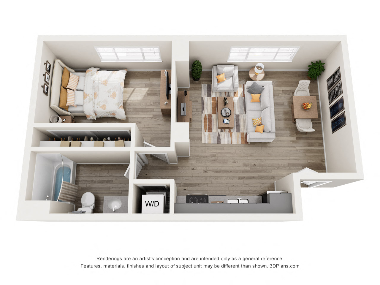 One Bedroom H