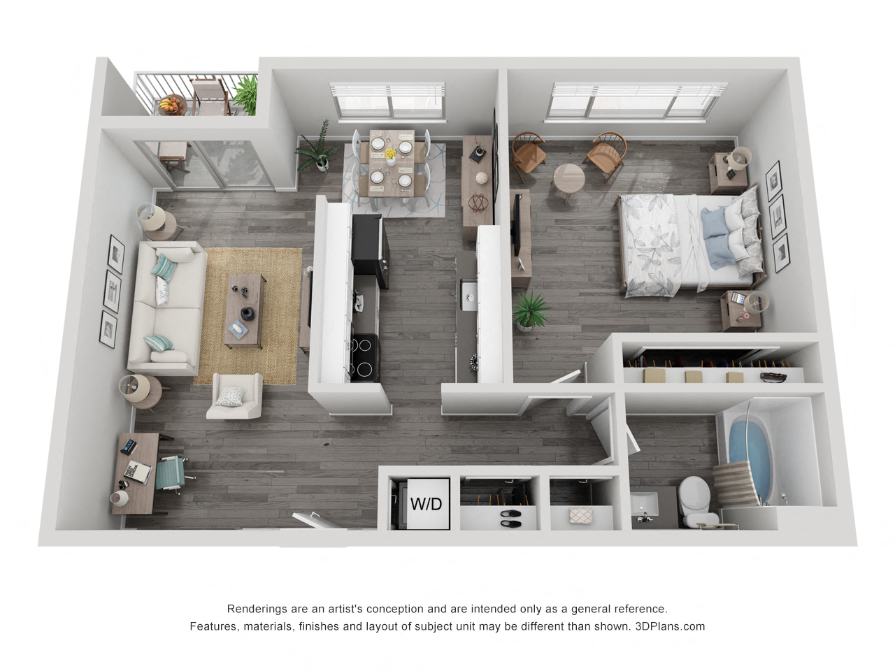 One Bedroom C