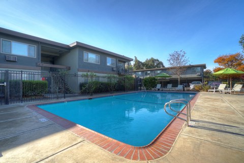 our apartments have a large pool for residents to enjoy