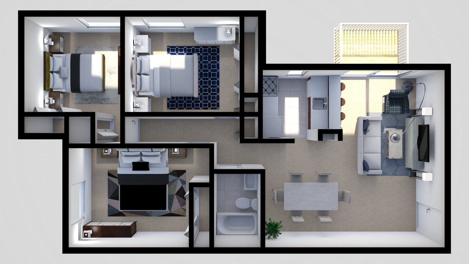 3 bed 2 bath at The Bluffs at Fairway Hills, Columbia