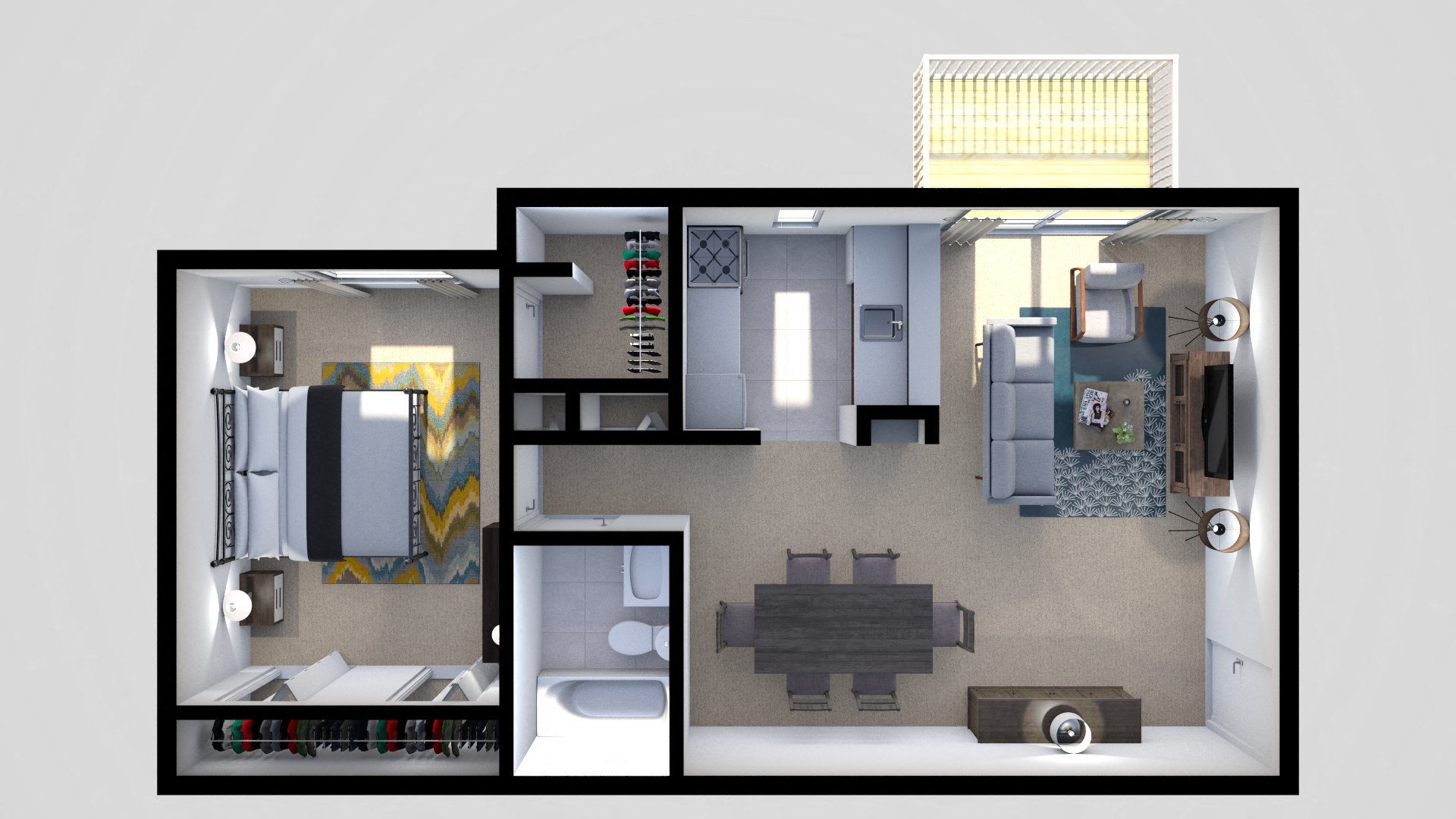 1 bed 1 bath at The Bluffs at Fairway Hills, Maryland, 21044