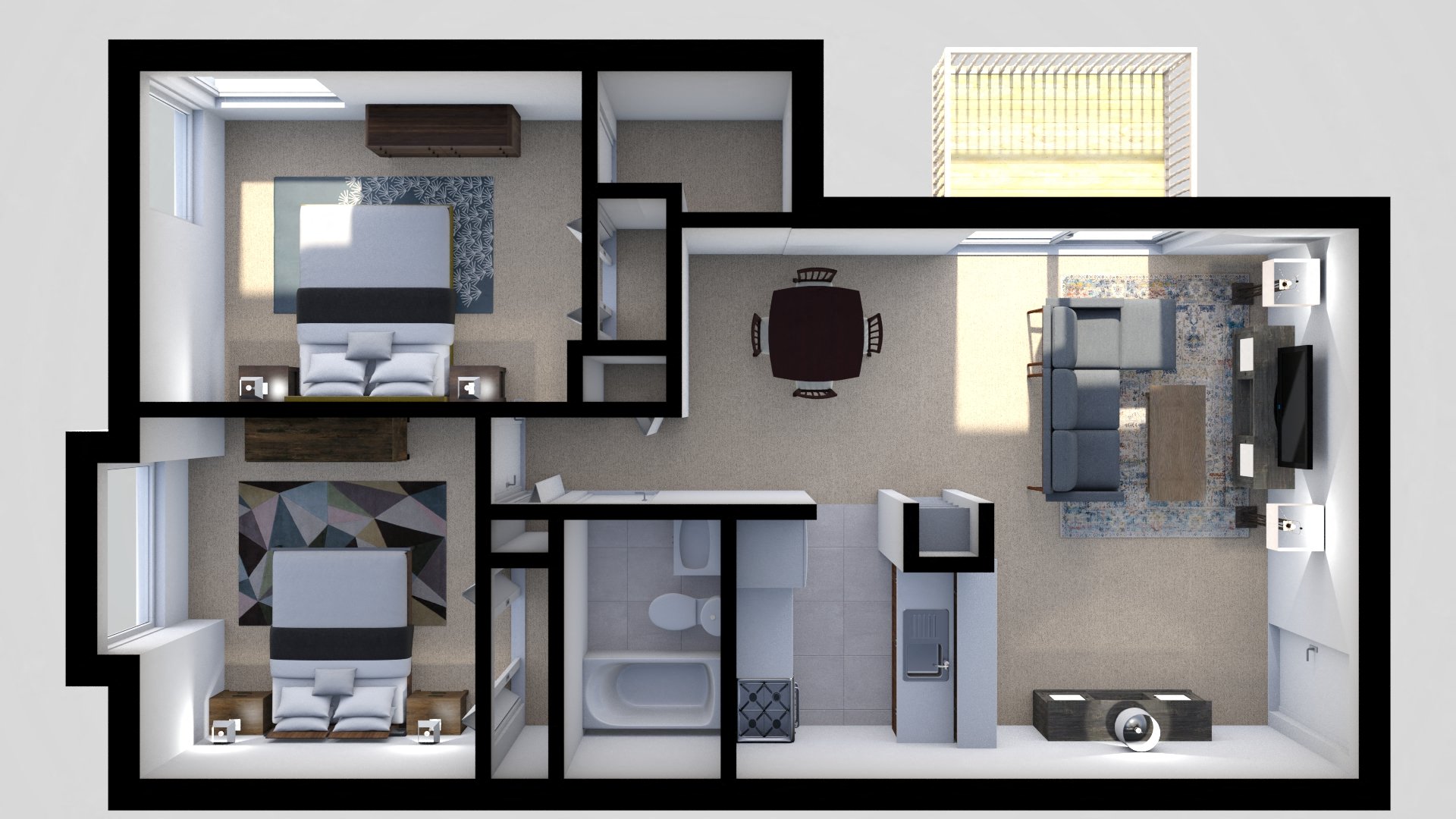 Two bedroom apartment at Mountain Ridge Apartments, Glen Burnie, 21061