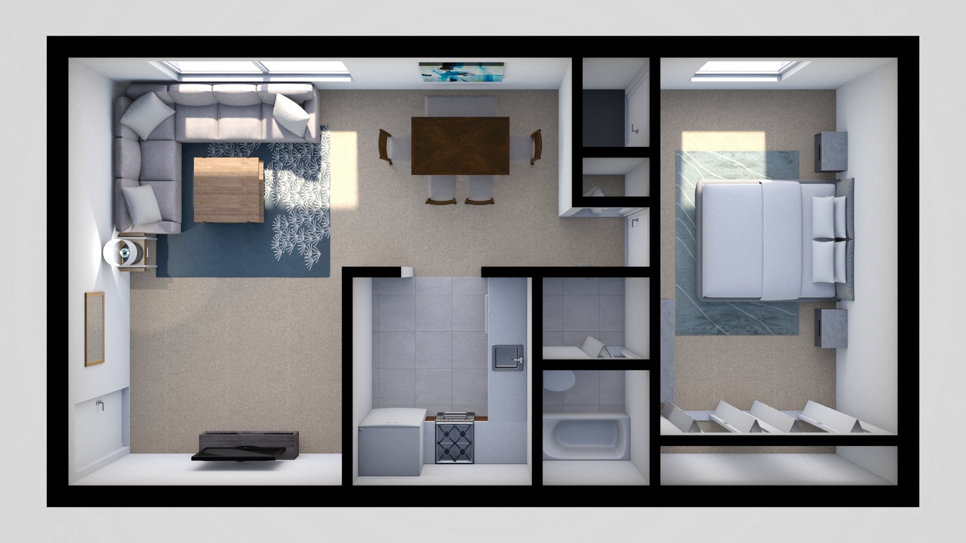Queens Purchase One Bedroom at Queens Purchase Apartments, Maryland, 21221