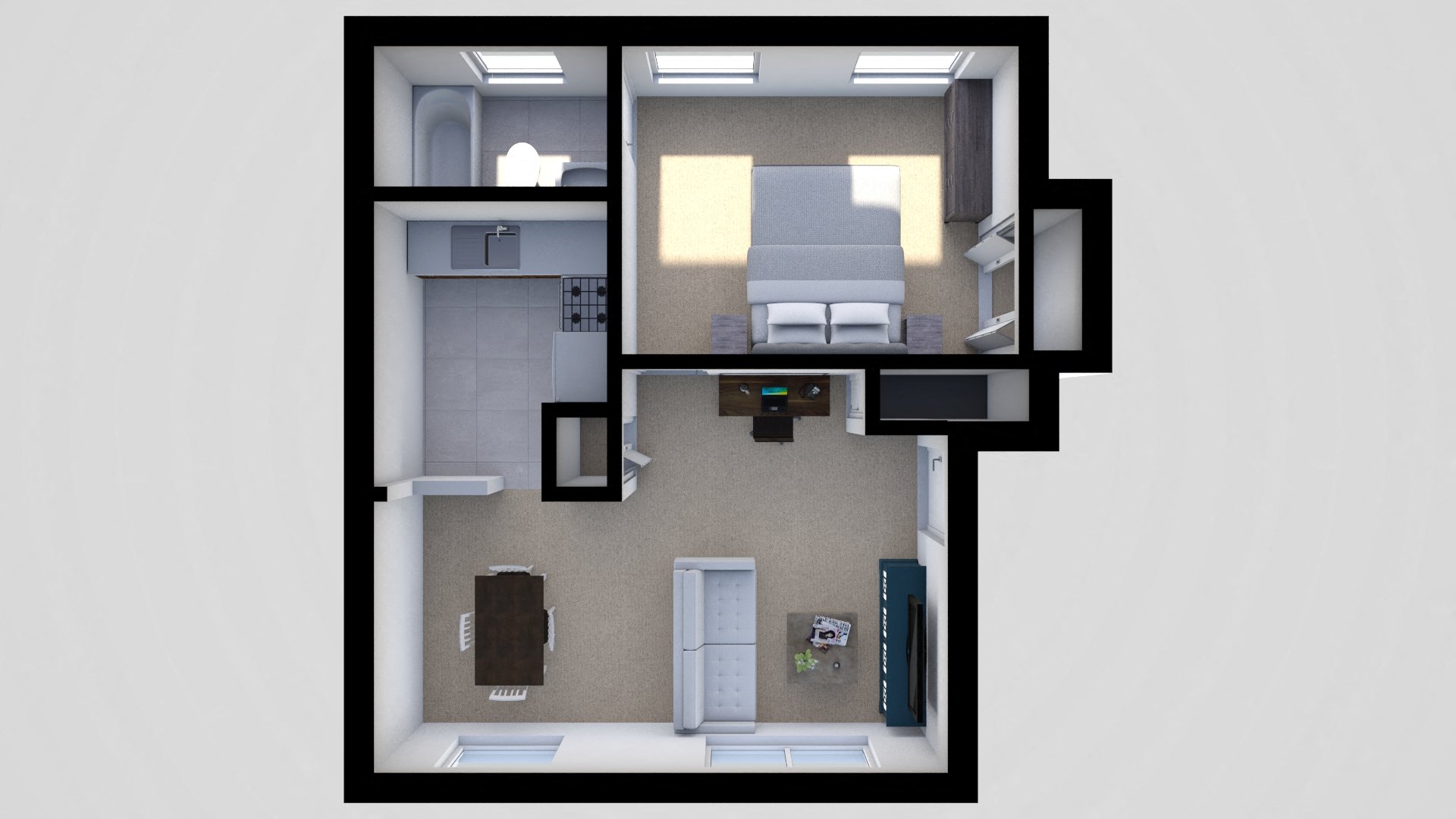 1 bed 1 bath at Holiday Gate Apartments, Dundalk, MD