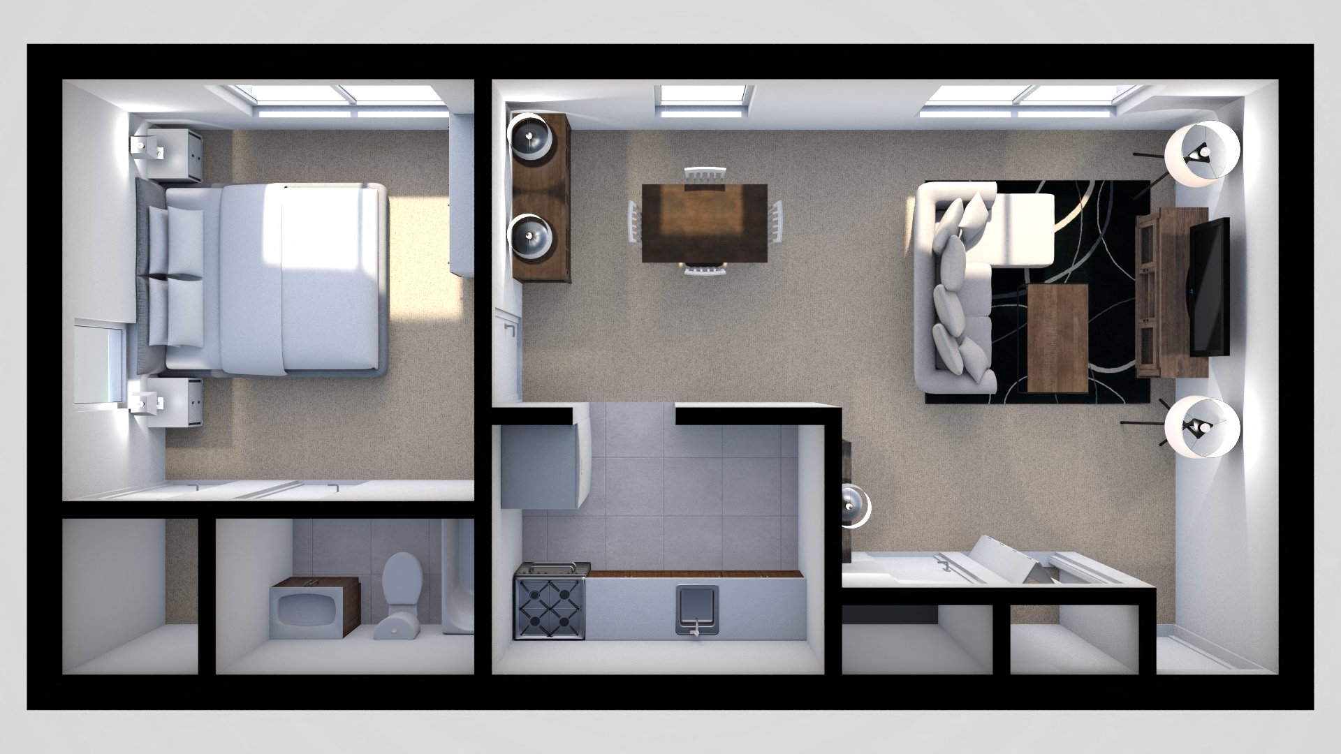 One bedroom apartment at Wellington Gate Apartments, Parkville, MD, 21234