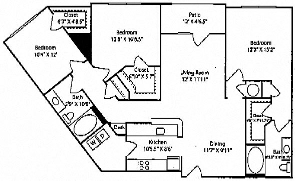3 Bedroom Floorplan