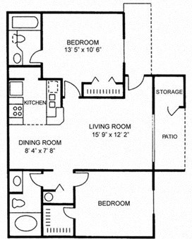 Two Bedroom Two Bath