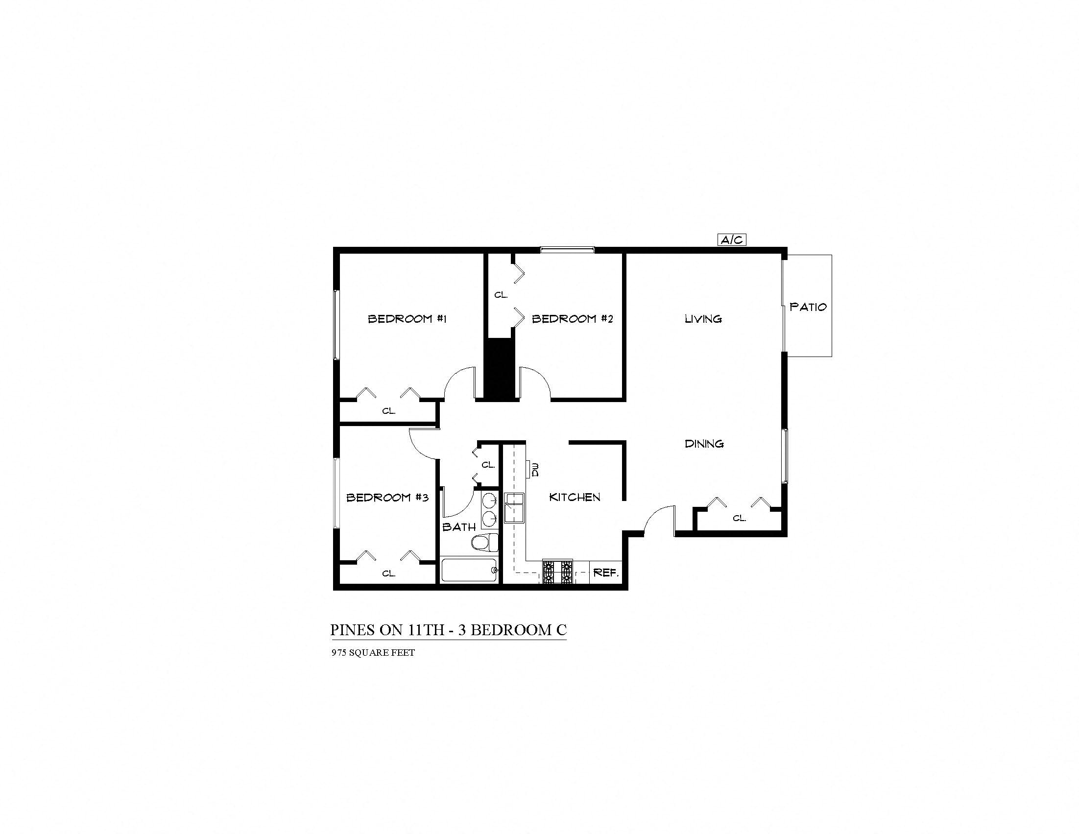 Three Bedroom C