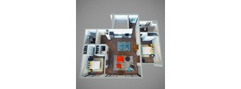 2 Bed - Park View + Office