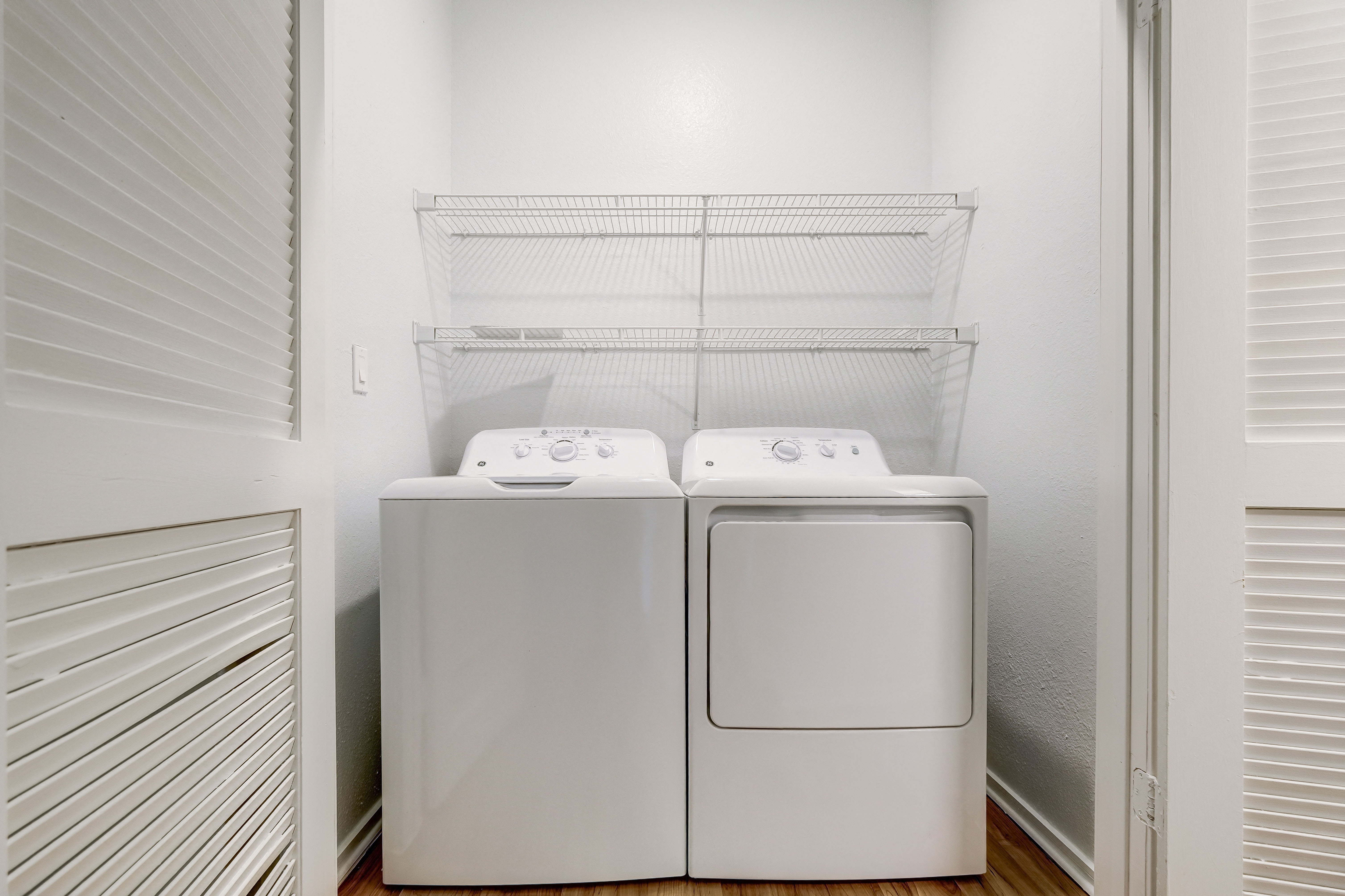 Washer and dryer included