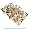 Sangiovese Floor Plan Sangiovese Floor Plan at Chez Elan Fine Apartment Homes in Fort Walton Beach, Florida, FL