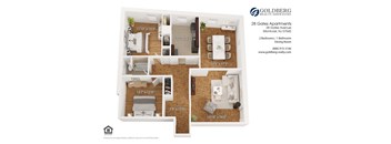 Two Bedroom Dining Room